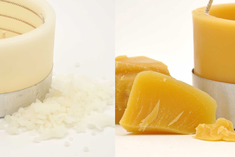 What is the difference between white and yellow beeswax Spiral Melt