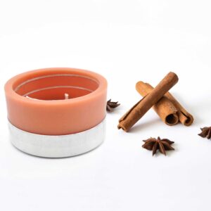 Cinnamon Sticks Round Scented Spiral Candle