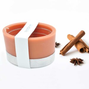 Cinnamon Sticks Oval Scented Spiral Candle