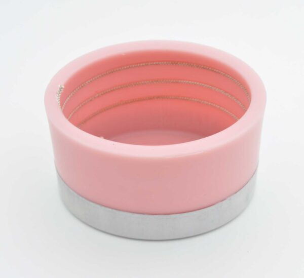 Candy Cane Scented Oval Spiral Candle