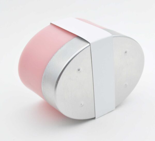 Candy Cane Scented Oval Spiral Candle