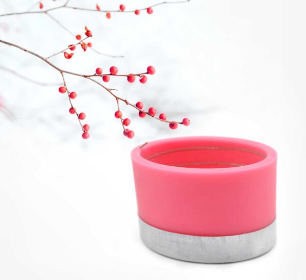 Winter Berry Scented Oval Spiral Candle