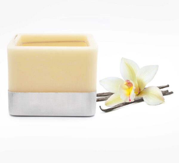 French Vanilla Scented Square Spiral Candle