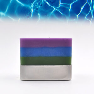 Ice Square Spiral Candle