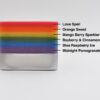 Rainbow Spiral Candle
