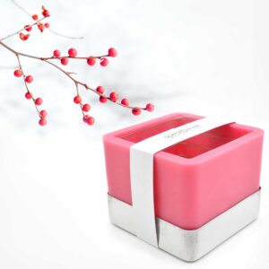Winter Berry Scented Square Spiral Candle