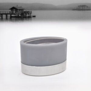 Muskoka Boathouse Oval Spiral Candle